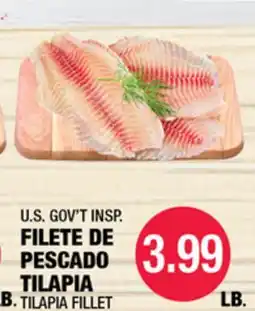 Carnicerias Jimenez U.S. GOV'T INSP. FILETE DE PESCADO TILAPIA offer