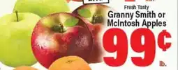 Angelo Caputo's Fresh Market Granny Smith or McIntosh Apples offer