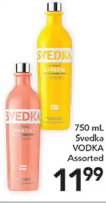 Pete's Fresh Market 750 mL Svedka VODKA offer