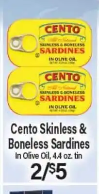 Angelo Caputo's Fresh Market Cento Skinless & Boneless Sardines offer