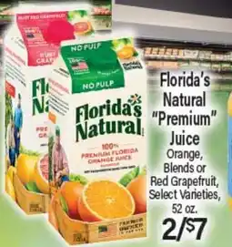 Angelo Caputo's Fresh Market Florida's Natural Premium Juice offer