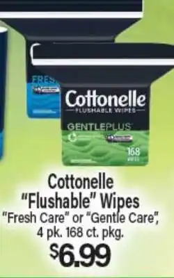 Angelo Caputo's Fresh Market Cottonelle Flushable Wipes offer