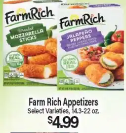 Angelo Caputo's Fresh Market Farm Rich Appetizers offer
