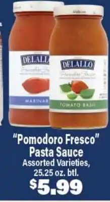 Angelo Caputo's Fresh Market Pomodoro Fresco Pasta Sauce offer
