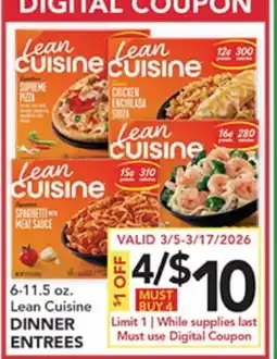 Pete's Fresh Market 6-11.5 oz. Lean Cuisine DINNER ENTREES offer