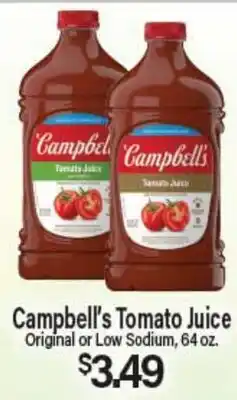 Angelo Caputo's Fresh Market Campbell's Tomato Juice offer