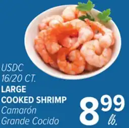 Cermak Fresh Market USDC 16/20 CT. LARGE COOKED SHRIMP offer