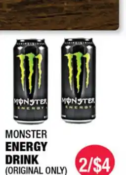 Carnicerias Jimenez MONSTER ENERGY DRINK offer