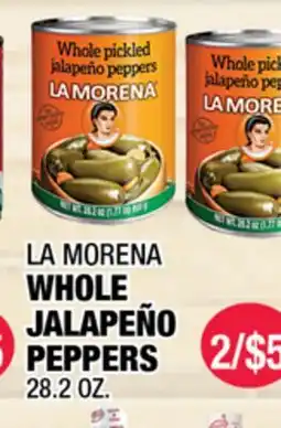 Carnicerias Jimenez LA MORENA WHOLE JALAPEÑO PEPPERS offer