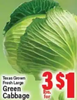 Angelo Caputo's Fresh Market Texas Grown Fresh Large Green Cabbage offer