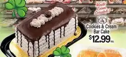 Angelo Caputo's Fresh Market Cookies & Cream Bar Cake offer