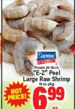 Angelo Caputo's Fresh Market Frozen 26-30 ct E-Z Peel Large Raw Shrimp offer