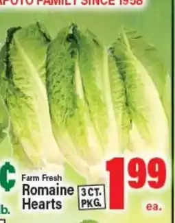 Angelo Caputo's Fresh Market Farm Fresh Romaine Hearts offer