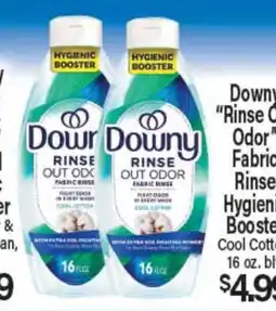 Angelo Caputo's Fresh Market Downy Rinse Out Odor Fabric Rinse offer