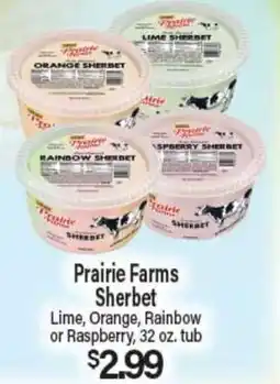 Angelo Caputo's Fresh Market Prairie Farms Sherbet offer
