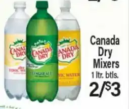 Angelo Caputo's Fresh Market Canada Dry Mixers offer