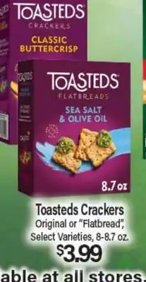 Angelo Caputo's Fresh Market Toasteds Crackers offer