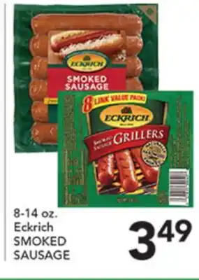 Pete's Fresh Market Eckrich SMOKED SAUSAGE offer