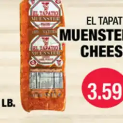 Carnicerias Jimenez EL TAPATÍO MUENSTER CHEESE offer