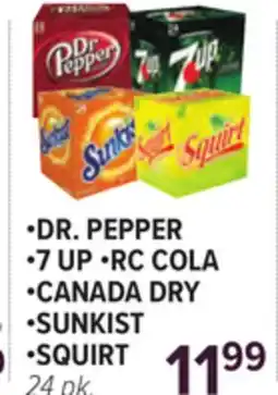 Cermak Fresh Market •DR. PEPPER •7 UP •RC COLA •CANADA DRY •SUNKIST •SQUIRT offer