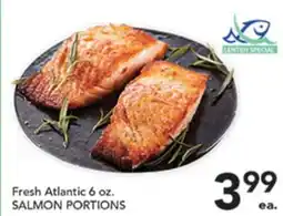 Pete's Fresh Market Fresh Atlantic 6 oz. SALMON PORTIONS offer