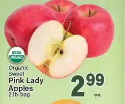 Angelo Caputo's Fresh Market Organic Sweet Pink Lady Apples offer