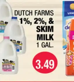 Carnicerias Jimenez DUTCH FARMS 1%, 2%, & SKIM MILK offer