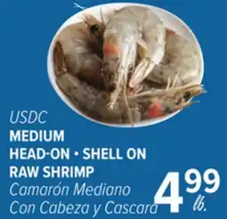 Cermak Fresh Market USDC MEDIUM HEAD-ON • SHELL ON RAW SHRIMP offer