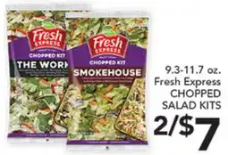 Pete's Fresh Market 9.3-11.7 oz. Fresh Express CHOPPED SALAD KITS offer