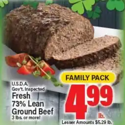 Angelo Caputo's Fresh Market Fresh 73% Lean Ground Beef offer