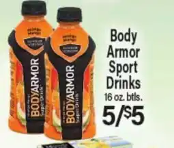 Angelo Caputo's Fresh Market Body Armor Sport Drinks offer