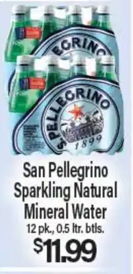 Angelo Caputo's Fresh Market San Pellegrino Sparkling Natural Mineral Water offer
