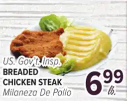Cermak Fresh Market US. Gov't Insp. BREADED CHICKEN STEAK offer
