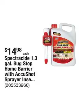 The Home Depot Spectracide 1.3 gal. Bug Stop Home Barrier with AccuShot Sprayer Insect Killer offer