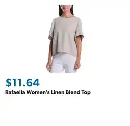 Sam's Club Rafaella Women's Linen Blend Top offer