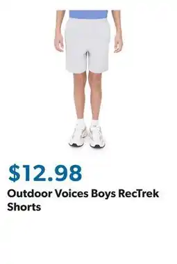 Sam's Club Outdoor Voices Boys RecTrek Shorts offer