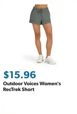 Sam's Club Outdoor Voices Women's RecTrek Short offer