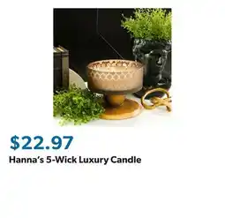 Sam's Club Hanna's 5-Wick Luxury Candle offer
