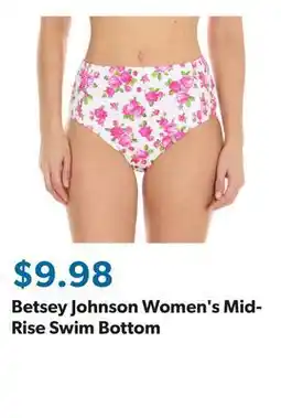 Sam's Club Betsey Johnson Women's Mid-Rise Swim Bottom offer