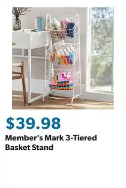 Sam's Club Member's Mark 3-Tiered Basket Stand offer