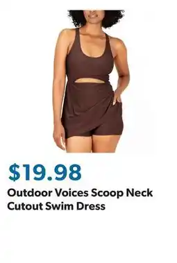 Sam's Club Outdoor Voices Scoop Neck Cutout Swim Dress offer