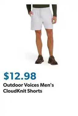 Sam's Club Outdoor Voices Men's CloudKnit Shorts offer