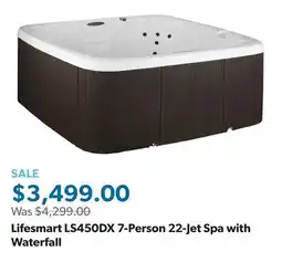 Sam's Club Lifesmart LS450DX 7-Person 22-Jet Spa with Waterfall offer
