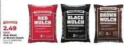 Runnings Red, Black or Brown Mulch offer