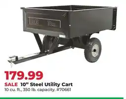 Runnings 10 Steel Utility Cart offer