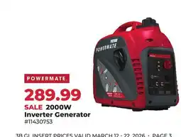 Runnings 2000W Inverter Generator offer
