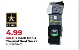 Runnings 2 Pack Men's Thermal Boot Socks offer