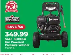 Runnings 3, 300psi Gas Powered Pressure Washer offer