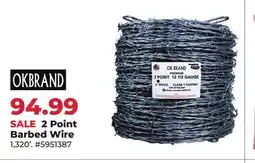 Runnings 2 Point Barbed Wire offer