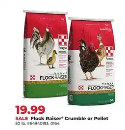 Runnings Flock Raiser Crumble or Pellet offer